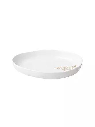 RAEDER | Schale GOLDZWEIG 19,8x14cm Weiss | 